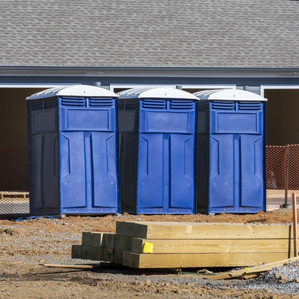 are there different sizes of portable toilets available for rent in Carol Stream